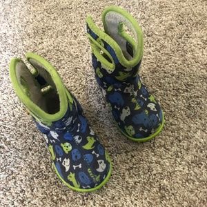 Bogs dog print  insulated rain boots